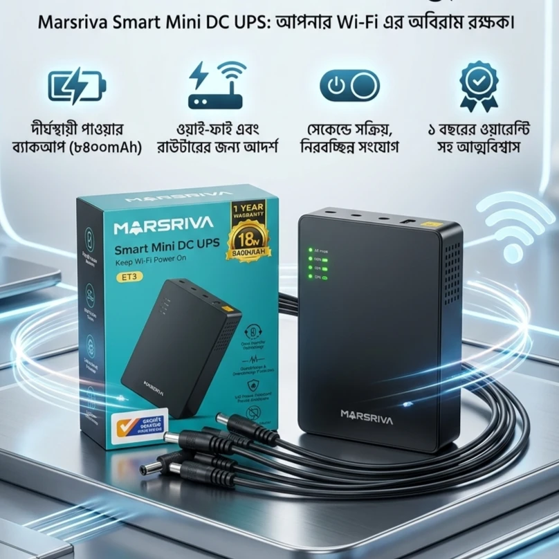 Marsriva SMART MINI DC UPS – ET3