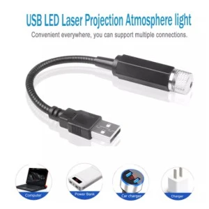 USB Roof Star Night Lights Projector Light